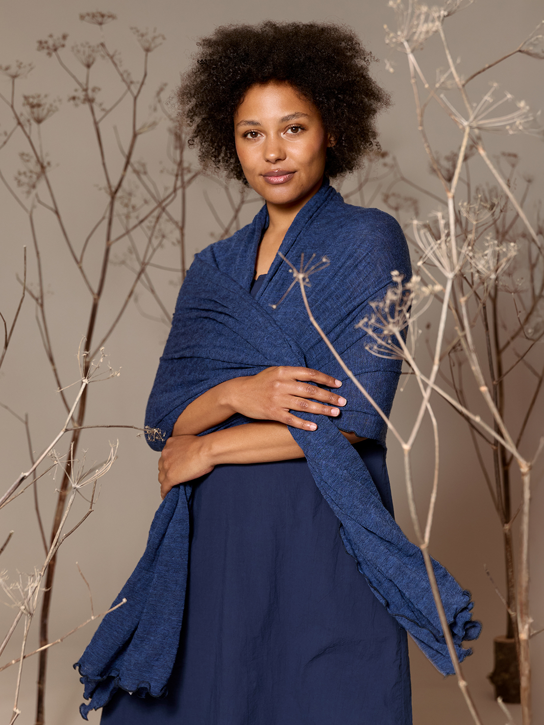 Signe scarf jacquard